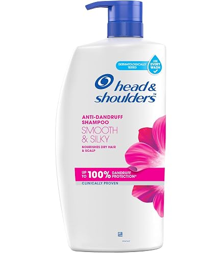 Amazon.com : Head & Shoulders Smooth & Silky Dandruff Shampoo and